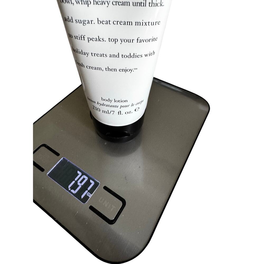 USED ONCE Philosophy Fresh Cream Body Lotion 7 fl oz bottle.